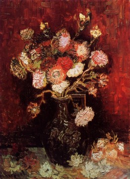  flowers - Vase with Asters and Phlox Vincent van Gogh Impressionism Flowers